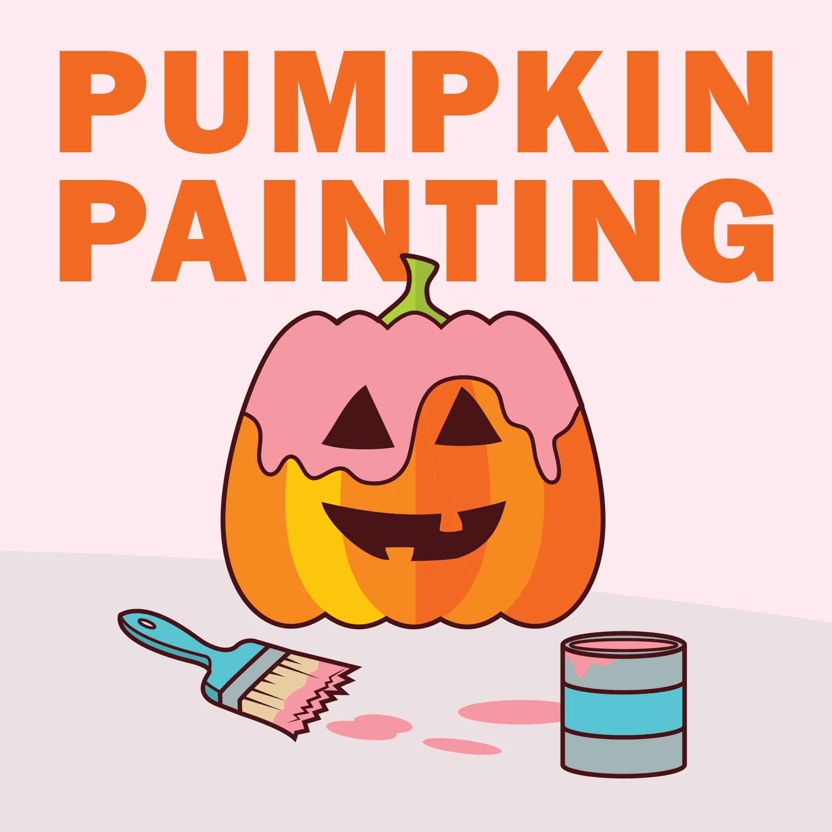 Little Learners: Pumpkin Painting
